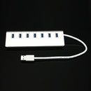 5Gbps Hi-Speed Aluminum USB 3.0 7-Port Splitter Hub Adapter