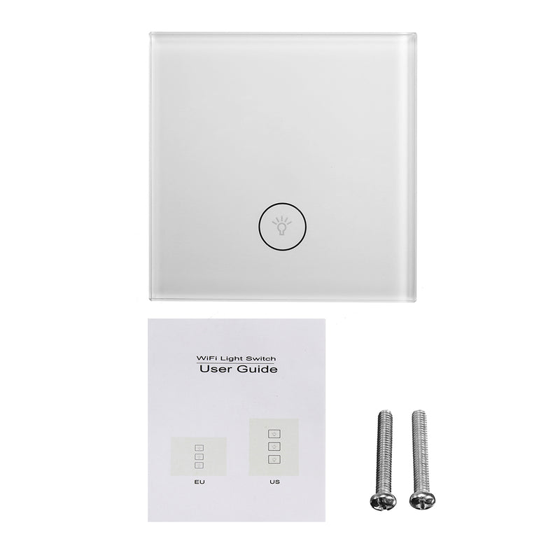 Excellway WIFI Smart Wall EU Switch Touch Panel APP Control With Alexa/Google Home