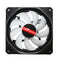 Coolmoon 4PCS 12 Monochromatic Lights 120mm Adjustable RGB PC Fans Mute CPU Cooling Fan with the Remote Control