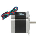DC 24V Nema 23 Stepper Motor Single Shaft 12.6Kg.cm 1.8 Degre 4 Leads 56mm 4 Channel Stepper Motor