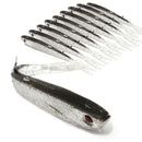 ZANLURE 10pcs Soft Silicone Fishing Lure 9.5cm Fishing Tiddler Bait Fishing Lure Bait