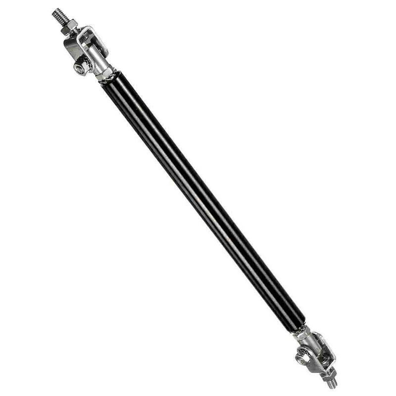 2x 5.9"-8.9" Universal Adjustable Front Bumper Protector Lip Splitter Rod Tie Bar