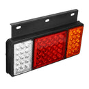 DC 24V Waterproof  55 LED Truck Caravan Trailer Stop Brake Indicator Lights Lamps