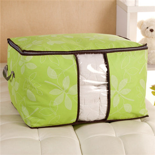 Foldable Storage Bag Clothes Blanket Quilt Closet Sweater Box Pouch Organizer