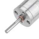 Machifit 25GA370 DC 24V Micro Gear Reduction Motor 25mm Extended Shaft Gear Motor