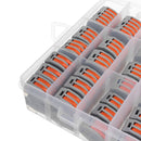 Excellway 60Pc 2/3/5 Hole Electrical Connectors Wire Block Electrical Wire Connector Terminal