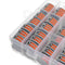 Excellway 60Pc 2/3/5 Hole Electrical Connectors Wire Block Electrical Wire Connector Terminal