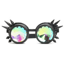 3 Colors Festivals Rave Kaleidoscope Goggles Rainbow Glasses Prism Diffraction Crystal