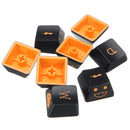 WASD + Direction Translucent Light-transmitting ABS Keycaps