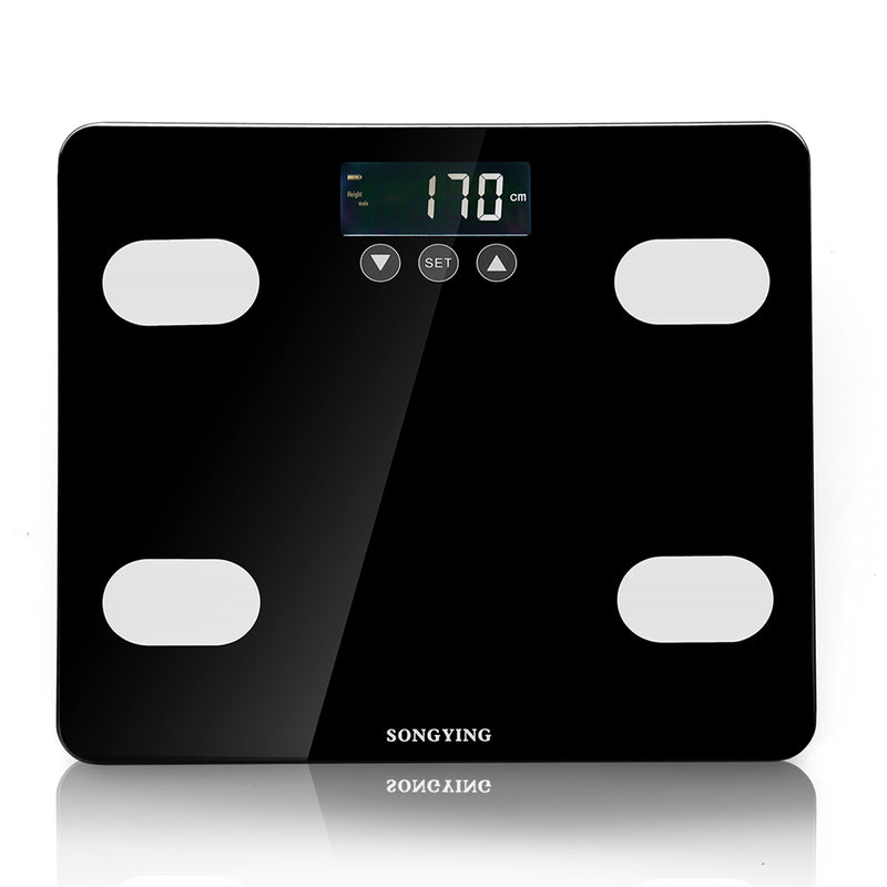 Tempered Glass Electronic Scale Digital Body Fat Analyser Scale BMI Heathy Scale