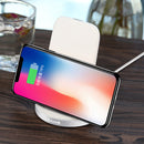 USAMS 10W Qi Standard Wireless Fast Charger Stand Dock for Samsung Galaxy S8 Note 8 iPhone 8 Plus X