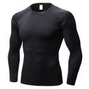 Pro Mens Compression Tight Long Sleeve Shirts Fitness Training Tops Activewear