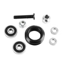 Black Color Double V-Wheel W-Slot / V-Slot Passive Pulley Kit For 3D Printer Engraving Machine CNC Machine