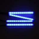 DC12V 4 in 1 RGB Smart APP bluetooth Control Car Interior Atmosphere Footwell LED Strip Light