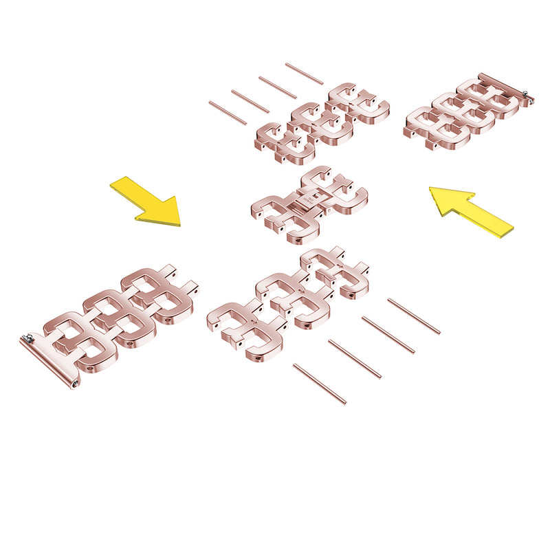 22mm Fashion Luxury Stainless Steel Watch Band for Samsung S3 Smart watch