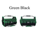 Electrician Carry Steel Tote Handle Foldable Heavy Tool Bag Storage Pockets Box