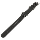 Nylon Climbing Watch Band Wristband Black 5-Ring Lugs Adapter For Suunto Core