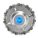 Drillpro 4 Inch Grinder Chain Disc 22mm Arbor 22 Tooth Wood Carving Disc For 115/125mm Angle Grinder