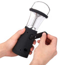 Hand-cranked Solar Power Light Multi-purpose Emergency LED Lamp Outdoor Camping Lantern