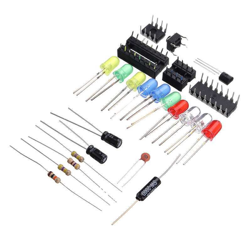 Lucky Turntable Electronic DIY Kit Soldering Practice Circuit Board Experiment Training Parts