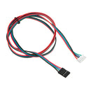 1M HX2.54 4Pin to 6Pin Two-phase Four-lead Stepper Motor Cable for 42 Stepper Motor