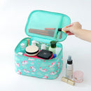 Printed Square Cosmetic Bag Multifunctional Travel Bag