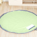 Portable Floor Mat Kid Toy Oxford Foldable Storage Bag Drawstring Beam Port Finishing Organizer