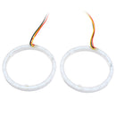 Pair 60/70/80/90/100/110mm 2835 LED Angel Eyes Lights Halo Ring DRL Turn Signal Light