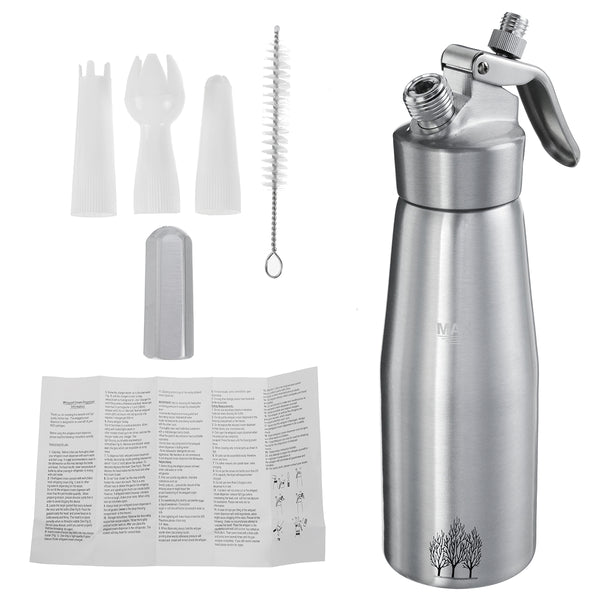 500ml Cream Whipper Whip Coffee Dessert Butter Dispenser Foam Whipped Aluminum