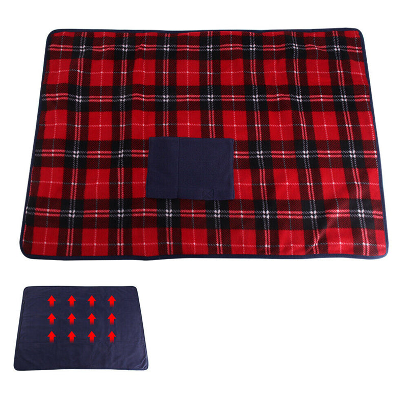 5V USB Portable Electric Heated Blanket Heater Car Office Home Use Winter Warmer Heating Blankets Cover
