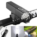 GACIRON V10-500/V10-800 USB Rechargeable IPX6 Waterproof Bike Front Light Bicycle Handlebar Lights Outdoor Riding Warning Lights