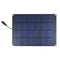 DC 18V 5.5W Portable Polycrystalline Solar Panel Battery Charger W/ Crocodile Clip Line