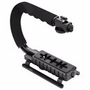 PULUZ PU3005 C-shaped Video Handle DV Bracket Steadicam Stabilizer for DSLR DV Camera