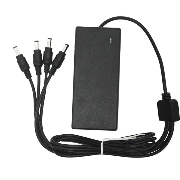 AC 100-240V To DC 12V 5A 60W Power Supply Adapter Universal Charger W/ Four DC Output