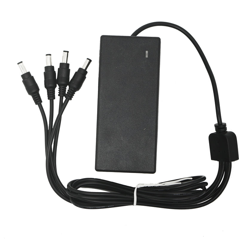 AC 100-240V To DC 12V 5A 60W Power Supply Adapter Universal Charger W/ Four DC Output