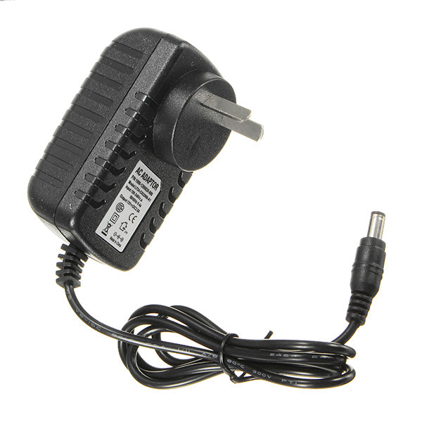 LUSTREON AC100-240V TO DC12V 2A 24W Power Supply Adapter For Strip Light + Female Connector
