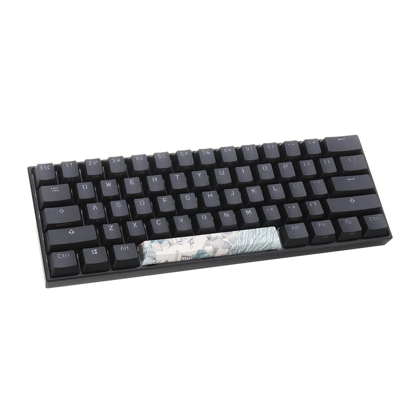 Five-sided Dyesub PBT Ukiyoe 1 Space Bar 6.25u Novelty Keycap for Anne pro 2