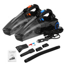 4 In 1 Car Handheld Vacuum Cleaner Tire Inflator Pump Pressure Gauge Cleaner