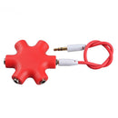 Bakeey Audio Splitter 3.5mm jack 1 Male to 2 3 4 5 Female Cable Adapter for Mobile Phone