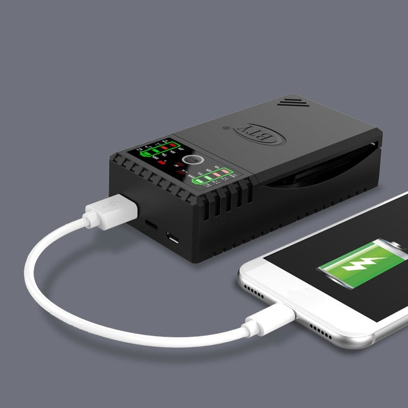 2 in1 BTY V202 Smart Fast Ni-MH Ni-CD Li-ion Battery Charger USB Power Bank For Phone AA AAA 18650 16340 14500 Charger