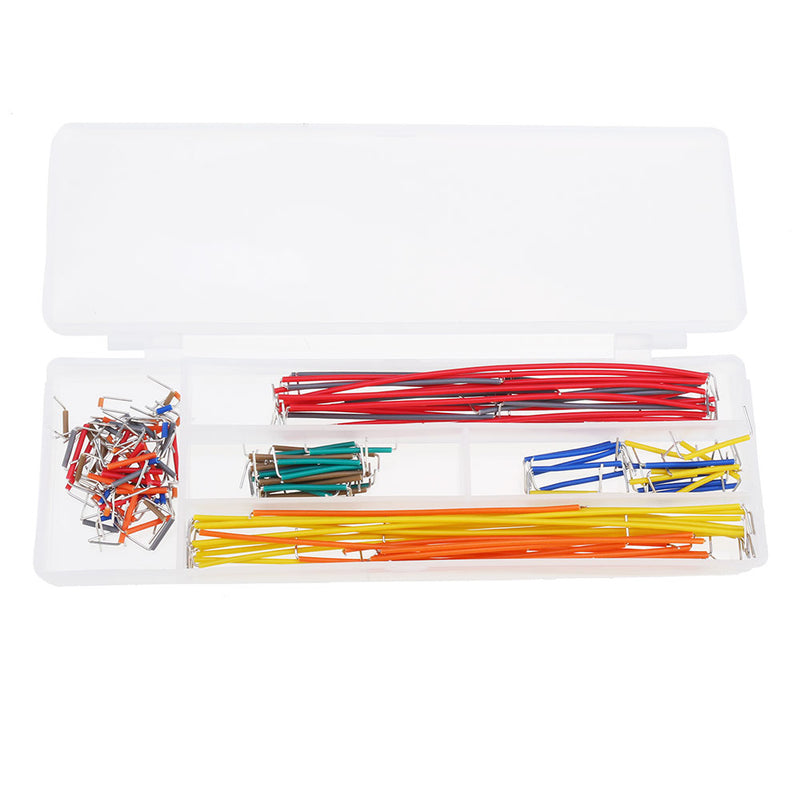 Electronics Component Basic Starter Kits with 830 Tie-points Breadboard Cable Resistor Capacitor LED Potentiometer