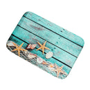 40x60cm Kitchen Bedroom Bathroom Non-Slip Carpet Wood Starfish Pedestal Rug Floor Mat