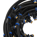 18M Misting System Water Sprinkler Hose Outdoor Mist Cooling Humidifier Spraying Tool