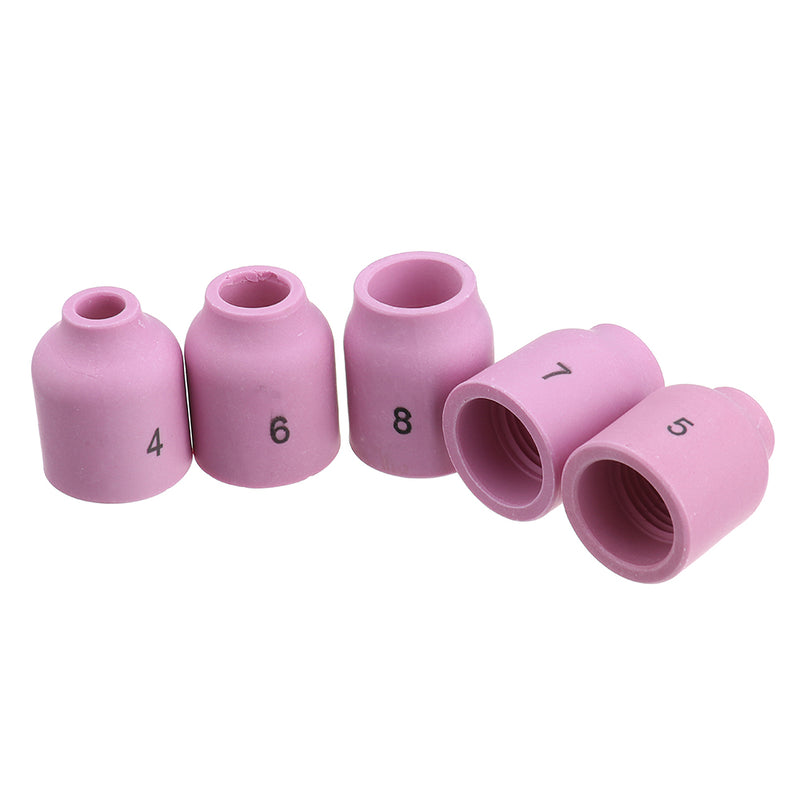 13pcs TIG Welding Torch Accessories Nozzle Stubby Collet Gas Lens Kit For Torch 17/18/26