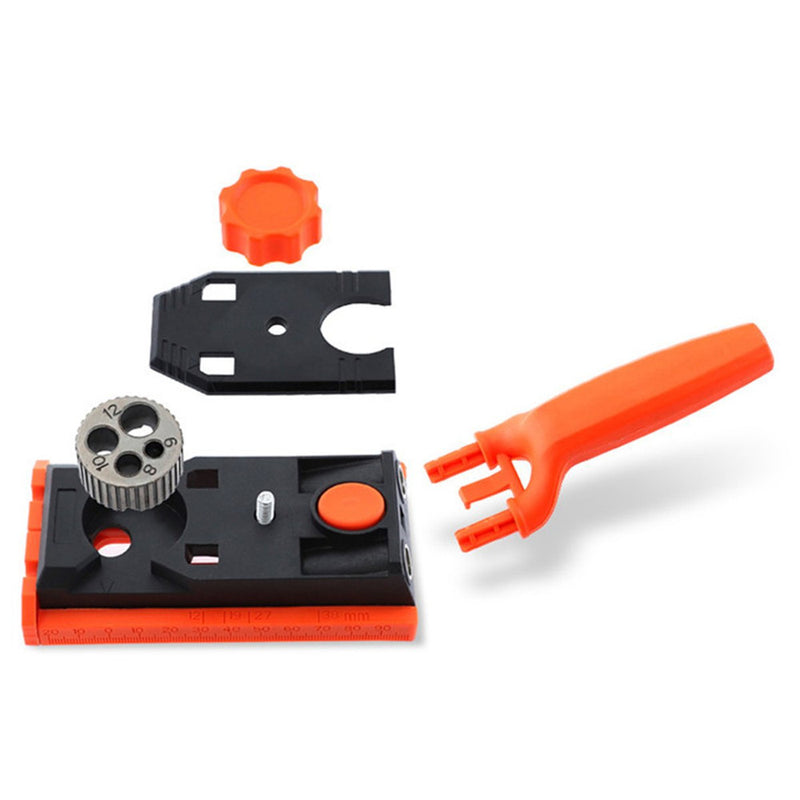 2 in 1 Undercover Pocket Hole Jig Kit with Wood Dowel Drill 6/8/10mm Woodworking Tool