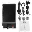 3 in 1 High Power 700W Digital Hot Air Soldering Station with Power Supply Brushless Fan Welding Tool 878D 220V