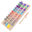 Kids Children Wooden Numbers Math Puzzle Board for Toddlers Educational Early Learning Toys
