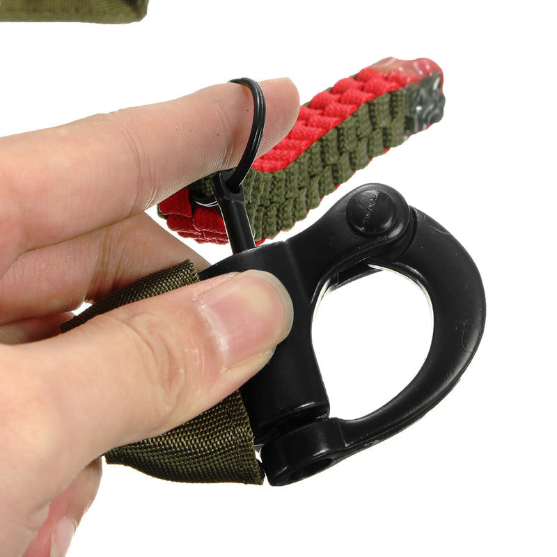 2M Climbing Tactical Single Point Sling Bungee Adjustable Safety Catcher Rope Strap Cord