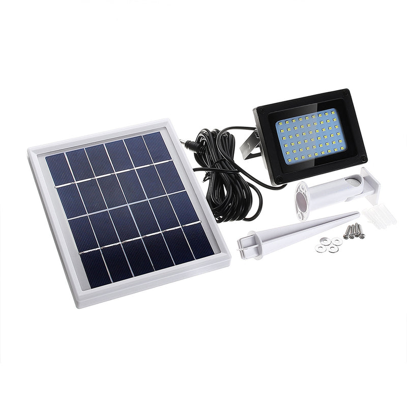 Solar Power 54 LED Light Sensor Flood Spot Light Outdoor Garden Path Security Lamp