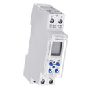 TM610 18mm Single Module DIN Rail 7 Days 24 Hours Programmable Timer Switch 220V